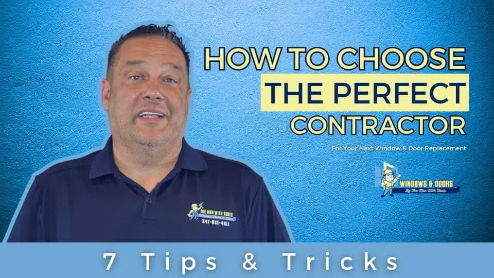 How to choose the right window and door contractor